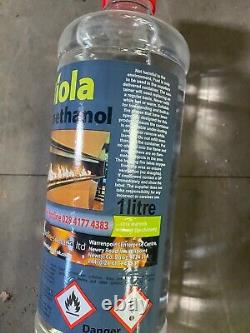 12 x 1 Litre Bottles Bio Ethanol Fuel Fireplaces Clean Burning Biola Liquid