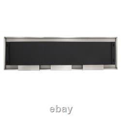 140cm Stainless Steel Bio Ethanol Fireplace Biofire Fire Burner Wall Mount/Inset