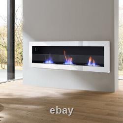 140cm Wall/Inset Pro Bio Ethanol Fireplace Biofire Fire Bio wall Fireplace UK