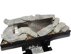 16 Bio Ethanol Fire Inset Fireplace With Driftwood Alternative To Gas T3