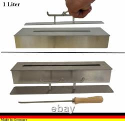 1 liters ethanolburner Stainless steel for gel and ethanol fireplaces adjustable