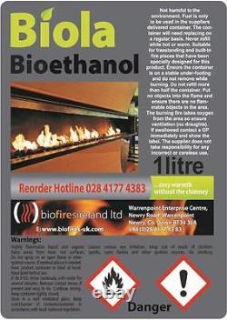 24 x 1L Premium High Quality Bio Ethanol Biola Premium Fuel Fast Free Delivery