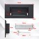 3045 Wall/ Insert Fire Flame Bio Ethanol Stainless Steel Glass Fire Fireplace