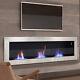 47/55 Wall Mounted Bio Ethanol Fireplace Inset Biofire Fire Display Clear Glass