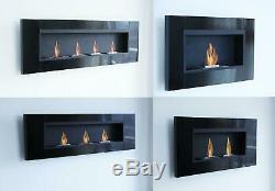 5 Different Luxury Stainless Steel Bio Ethanol Fireplace Gel Wall Cheminee