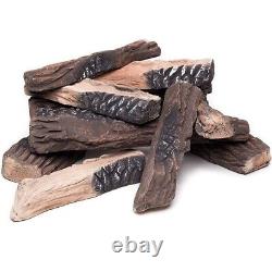 5pcs Artificial Logs Decorative Wood for Bio-Ethanol or Gas Fireplace Firewood