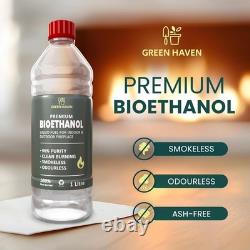 6L Bioethanol Fuel Clean, Smokeless Liquid for Fireplaces & Fire Pits