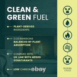 6L Bioethanol Fuel Clean, Smokeless Liquid for Fireplaces & Fire Pits
