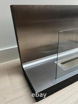 800wx500hx350d biofires flue-less wall mounted fire with 12L of biofuel liquid