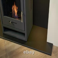 Acantha Pre-Built Stove Media Wall 2 with TV Recess & OKO S1 Bio Ethanol Stov