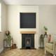 Acantha Pre-built Stove Media Wall 2 With Tv Recess & Oko S2 Bio Ethanol Stov