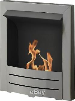 Adam Colorado Bio Ethanol Fire in Brushed Steel