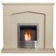 Adam Cotswold Fireplace In Stone Effect With Colorado Bio Ethanol Fire Brushe