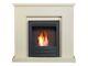 Adam Lomond Fireplace Stone Effect + Colorado Bio Ethanol Fire Black, 39