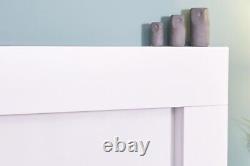 Adam Miami Fireplace in Pure White with Colorado Bio Ethanol Fire in Black, 4