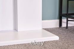 Adam Miami Fireplace in Pure White with Colorado Bio Ethanol Fire in Black, 4