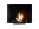 Adam Quatro Bio Ethanol Large Inset Fire In Black 10163