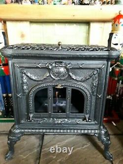 Antique Le Grand stove, bioethanol conversion