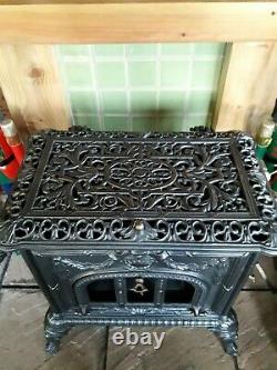 Antique Le Grand stove, bioethanol conversion