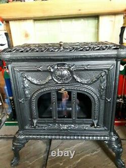 Antique Le Grand stove, bioethanol conversion