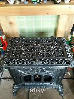 Antique Le Grand stove, bioethanol conversion