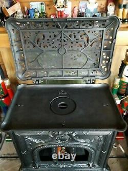 Antique Le Grand stove, bioethanol conversion