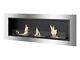 Ardella With Front Glass Ignis Recessed Ventless Bio Ethanol Fireplace