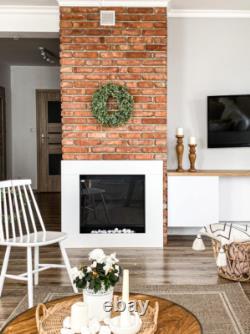 Asne portal bio-fireplace white matt