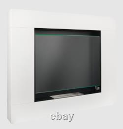 Asne portal bio-fireplace white matt