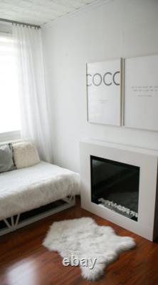 Asne portal bio-fireplace white matt