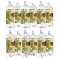 B2C Bioethanol Fuel for Fireplaces 12 Litre Clean-Burning Eco-Friendly Smokeless