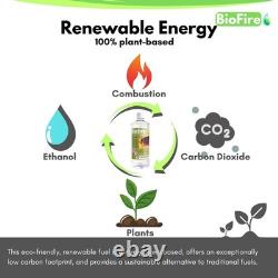B2C Bioethanol Fuel for Fireplaces 12 Litre Clean-Burning Eco-Friendly Smokeless
