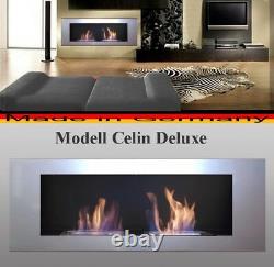 BIOETHANOL CHEMINEE MODELL CELIN SILVER CHAUFFAGE Fireplace peis kominek Ethanol