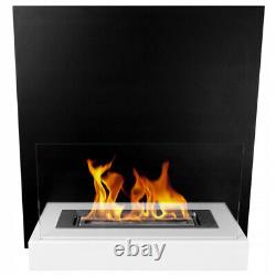 BIOETHANOL FIREPLACE 450x470 BLACK-WHITE BOARD DESIGN ECO TEMPERED GLASS