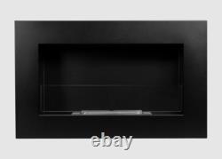 BIOFIREPLACE BOX 650X400 black with glass