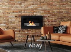 BIOFIREPLACE BOX 650X400 black with glass