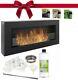 Bio Ethanol Fireplace 90x40 Wall Mounted Box Design With Glass + Accessories