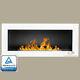 Bio Ethanol Fireplace Eco Wall Fire Burner 900x400mm TÜv 6 Colours Stones&wool