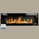 Bio Ethanol Fireplace Emotion Black Gloss With Glass Xl Wall Burner 1200x400