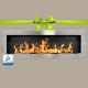 Bio Ethanol Fireplace Emotion Inox With Glass Wall Fire Burner 1200x400 + TÜv