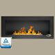 Bio Ethanol Fireplace Euphoria Black Matt Quality Eco Fire Burner 900x400+free