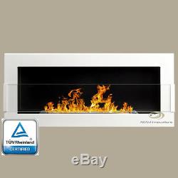 BIO ETHANOL FIREPLACE Euphoria +GLASS WALL ECO FIRE BURNER +COLOURS 90X40cm