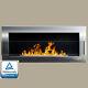 Bio Ethanol Fireplace Euphoria Inox 900x400 With Glass Eco Burner +free