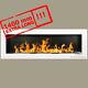 Bio Ethanol Fireplace Excellence White Gloss Xxl 140x40 Wide Flame Effect