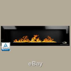 BIO ETHANOL FIREPLACE Excellence XXL 1400X400X120 COLOURS+FREE Wide flames