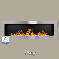 BIO ETHANOL FIREPLACE Excellence XXL 1400X400X120 COLOURS+FREE Wide flames