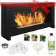 Bio Ethanol Fireplace Freestanding 90x40 Design Eco Fire Burner + Accessories
