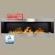 Bio Ethanol Fireplace Linear Excellence Black Matt/ Inox 1400x400mm +free+ Tuv