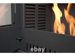 BIO ETHANOL FUEL STOVE CHARCOAL BLACK STOVE SOLO 1 with PIPE No chimney needed