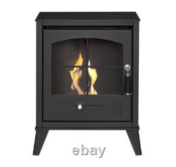 BIO ETHANOL FUEL STOVE CHARCOAL BLACK STOVE SOLO 2 No chimney needed